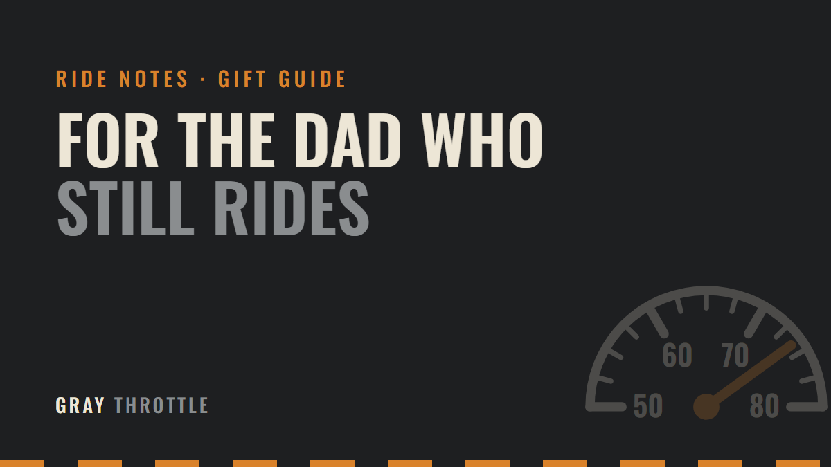 Gifts for Older Motorcycle Riders: Ideas for the Dad Who Still Rides