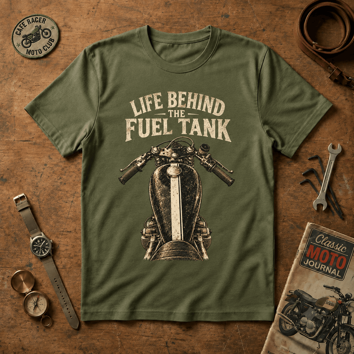 Life Behind the Fuel Tank T-Shirt