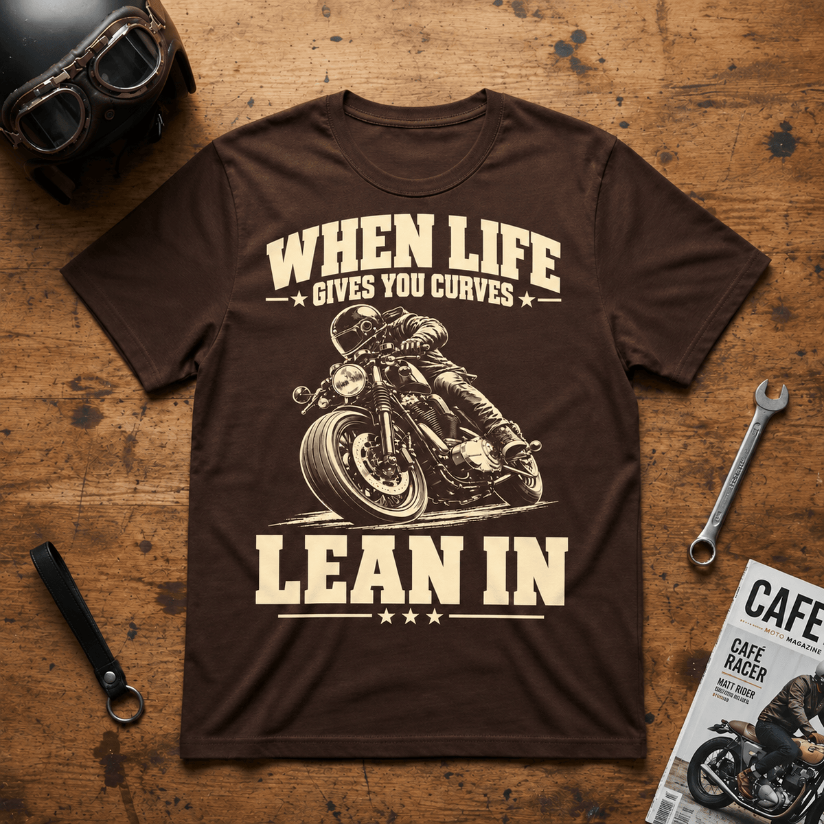 When Life Gives You Curves Lean In T-Shirt