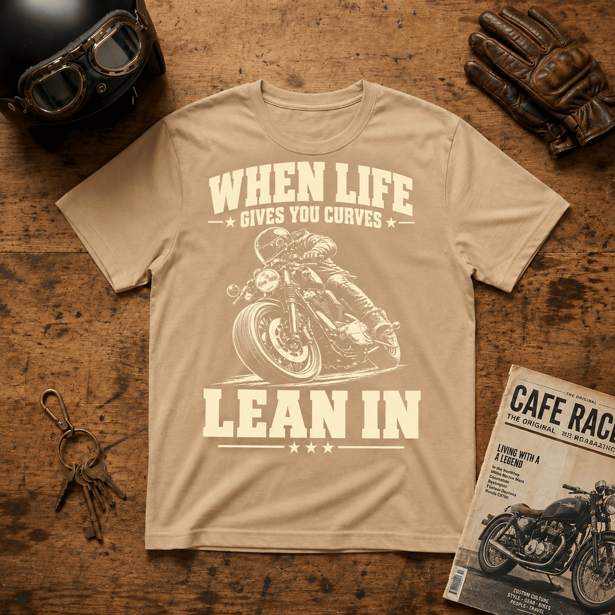 When Life Gives You Curves Lean In T-Shirt