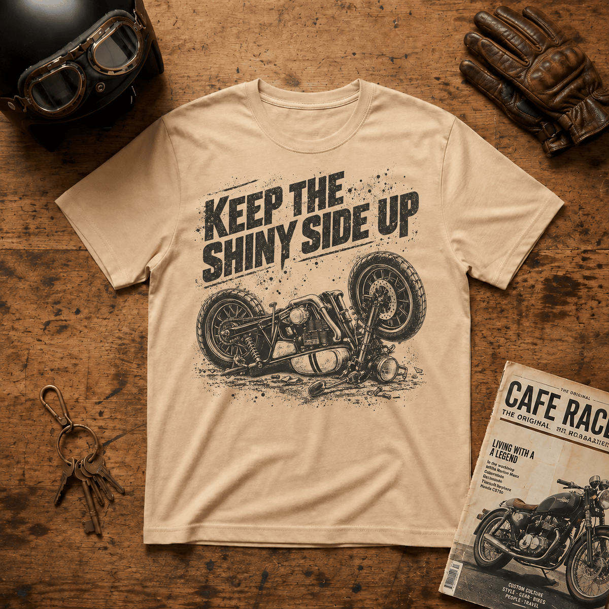 Keep the Shiny Side Up T-Shirt