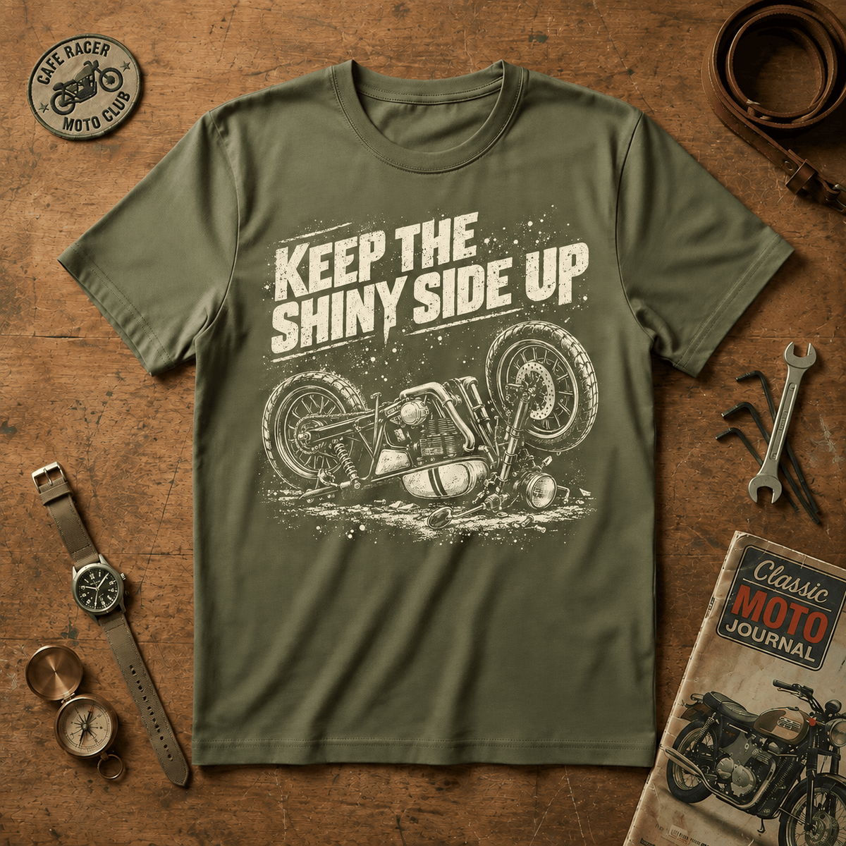 Keep the Shiny Side Up T-Shirt