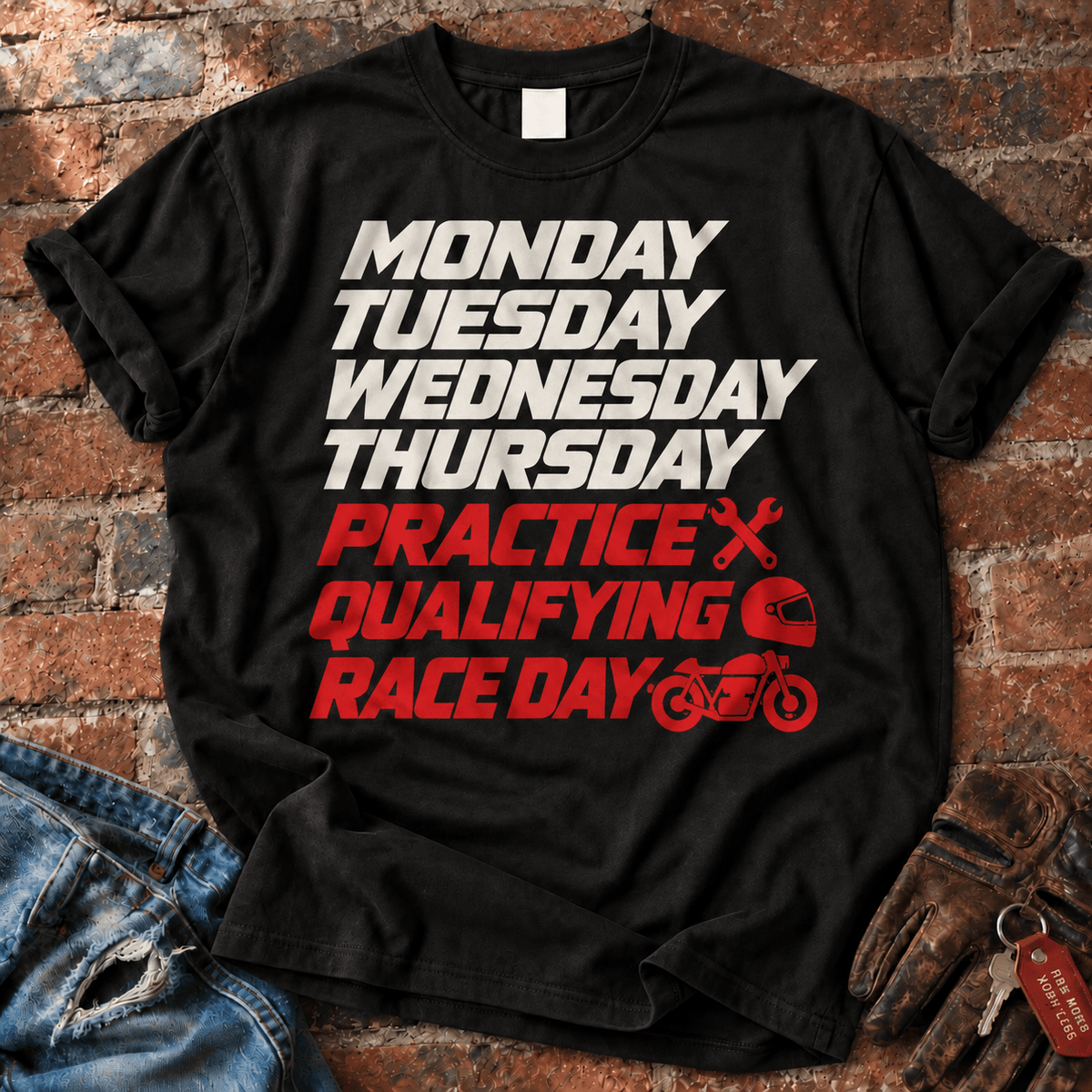 Monday to Race Day T-Shirt