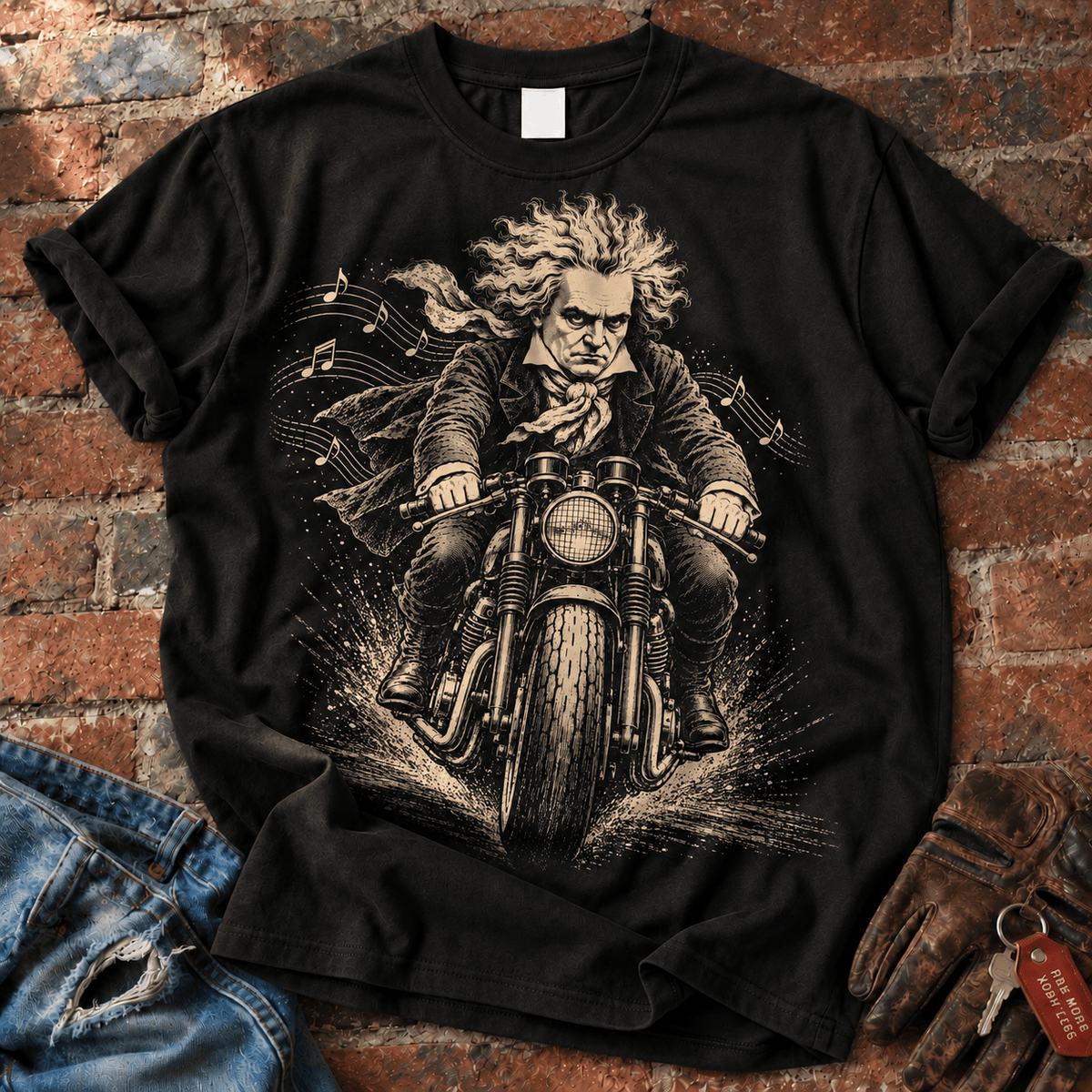 Composer on a Motorcycle T-Shirt