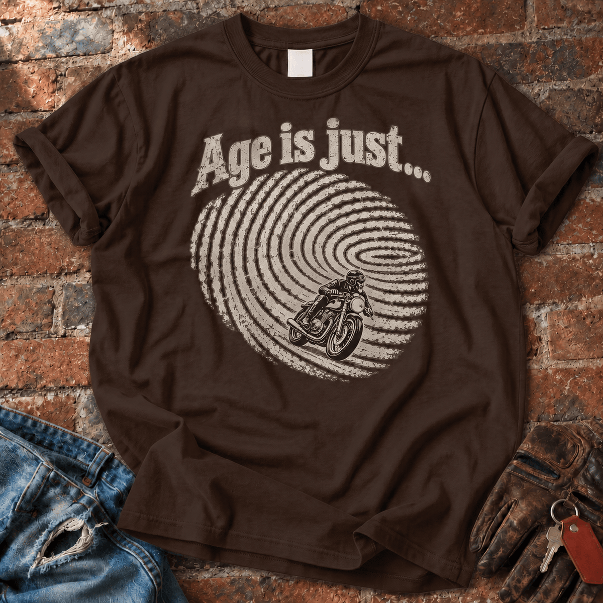 Age Is Just a Number Motorcycle T-Shirt