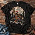 Bigfoot Christmas Motorcycle T-Shirt