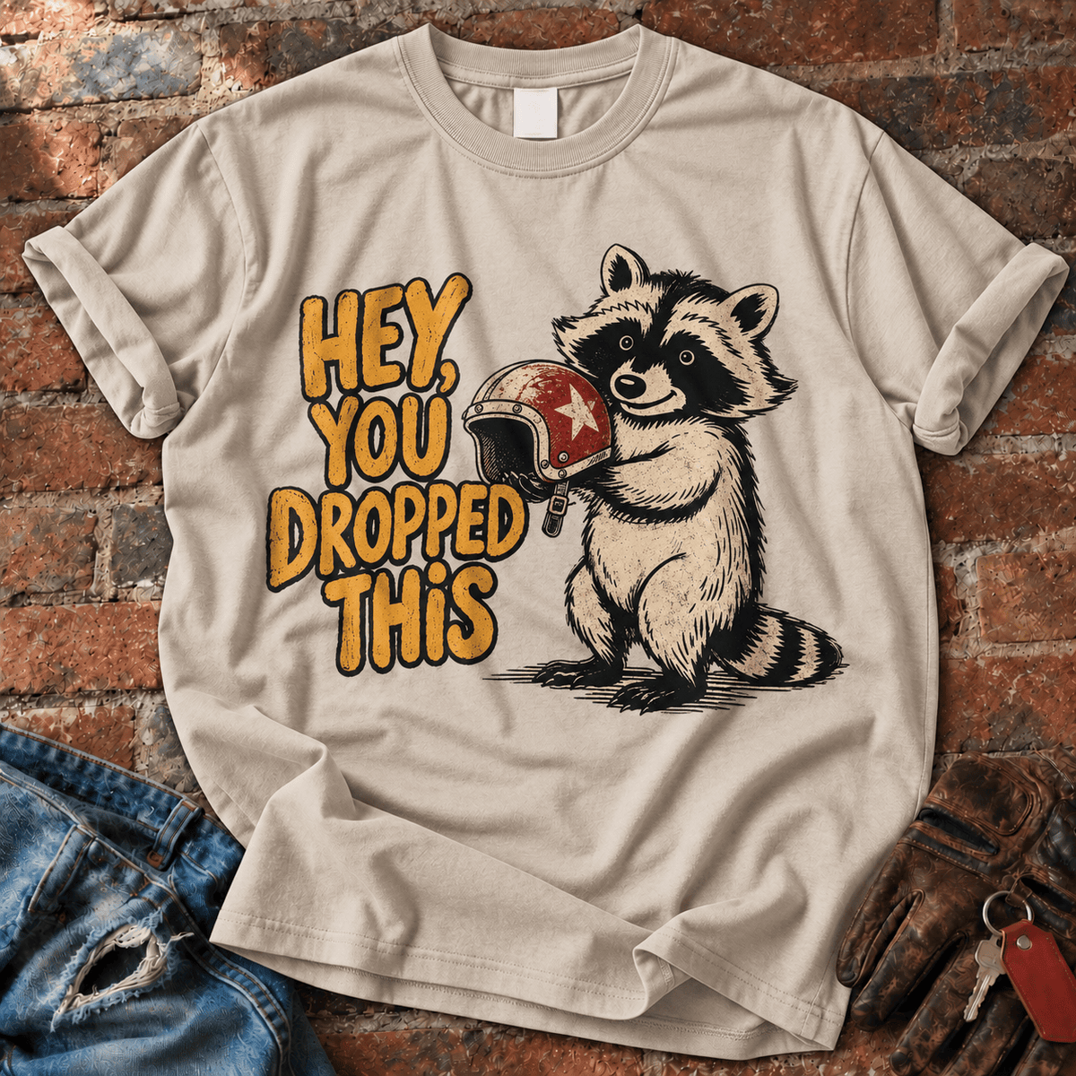 Hey You Dropped This Raccoon T-Shirt