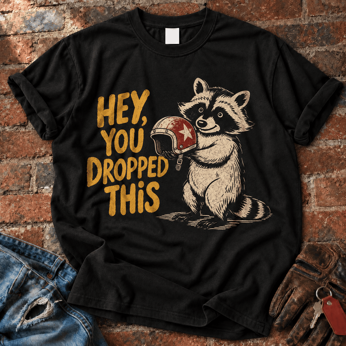 Hey You Dropped This Raccoon T-Shirt
