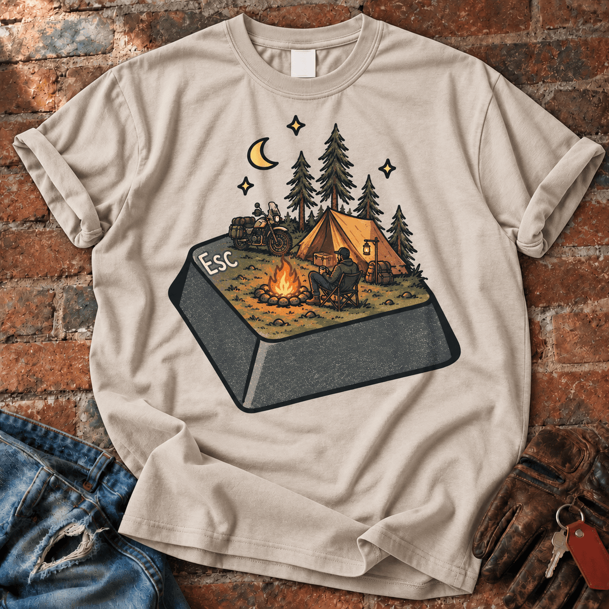 Esc to the Road Camping T-Shirt