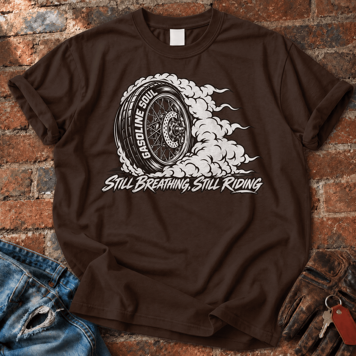 Still Breathing Still Riding T-Shirt